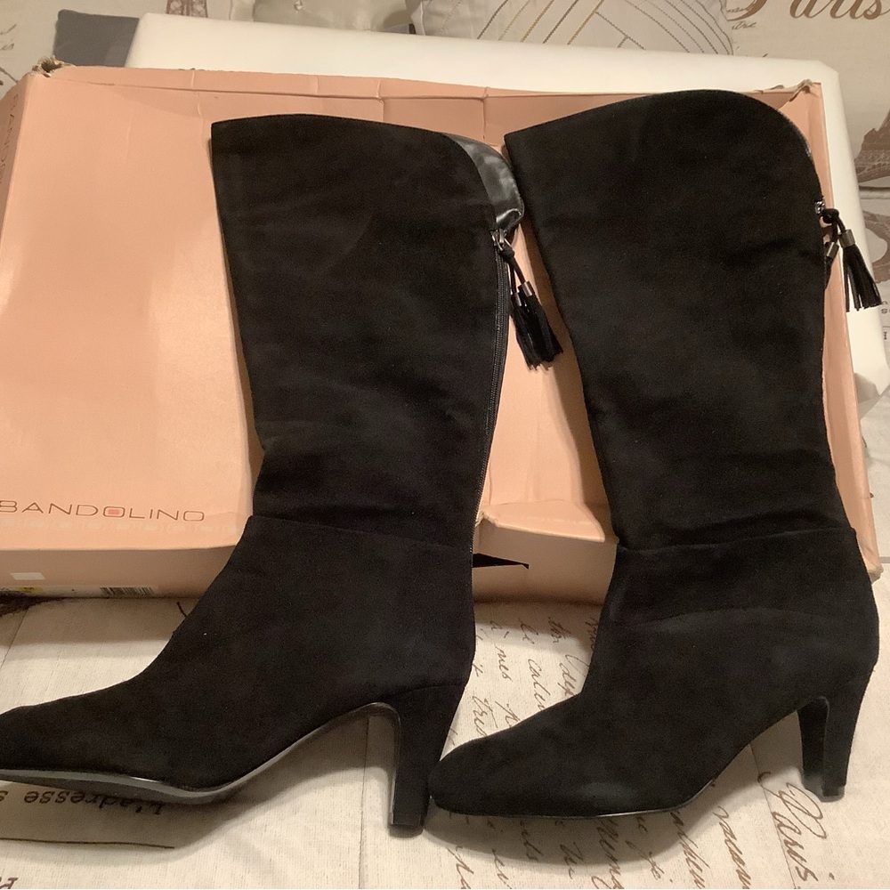 Bandolino Women's Elegant Black Heeled Boots New